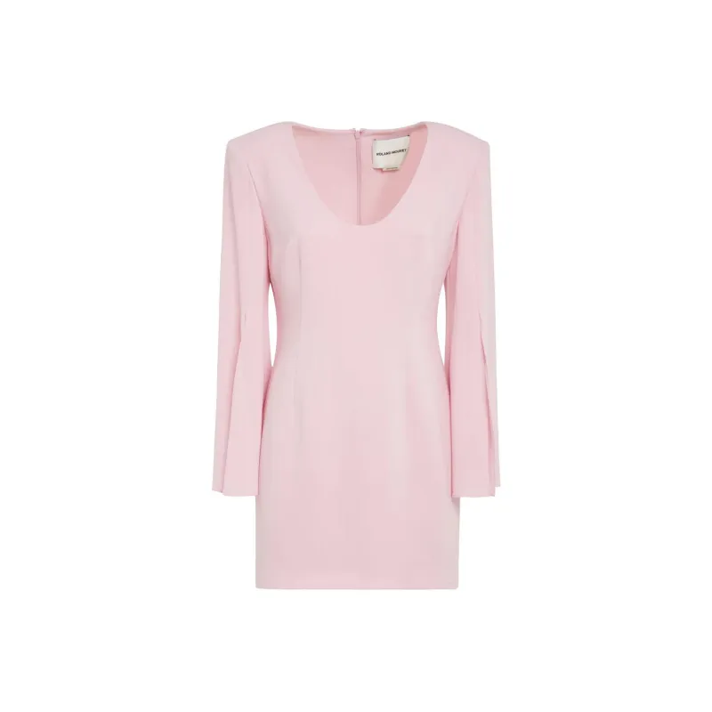 Roland Long-Sleeved Dresses Women's Pink-0