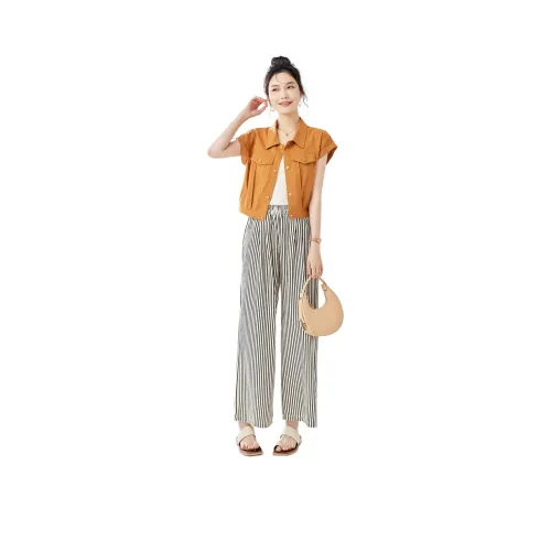 TERRE BLEUE Casual Suit Women's Caramel
