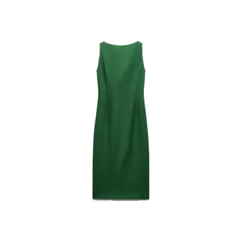 ZARA Sleeveless Dress Women's Green