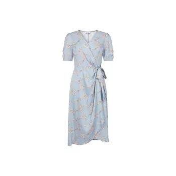 JZ. ANNAKRO Short Sleeved Dress Women's Heather Sky Blue