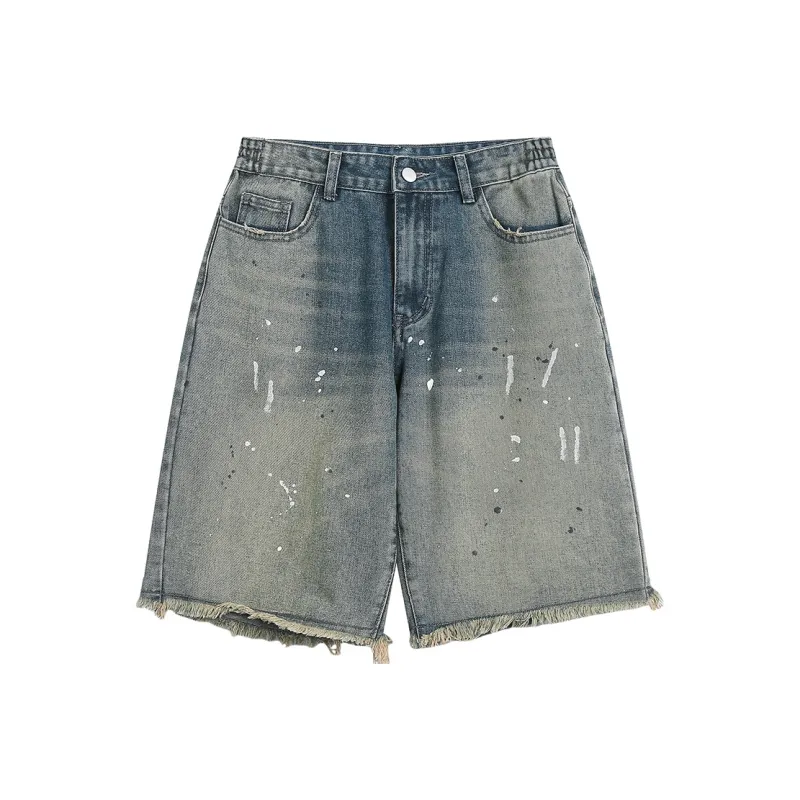 SWAMP AREA Denim Shorts Unisex-0