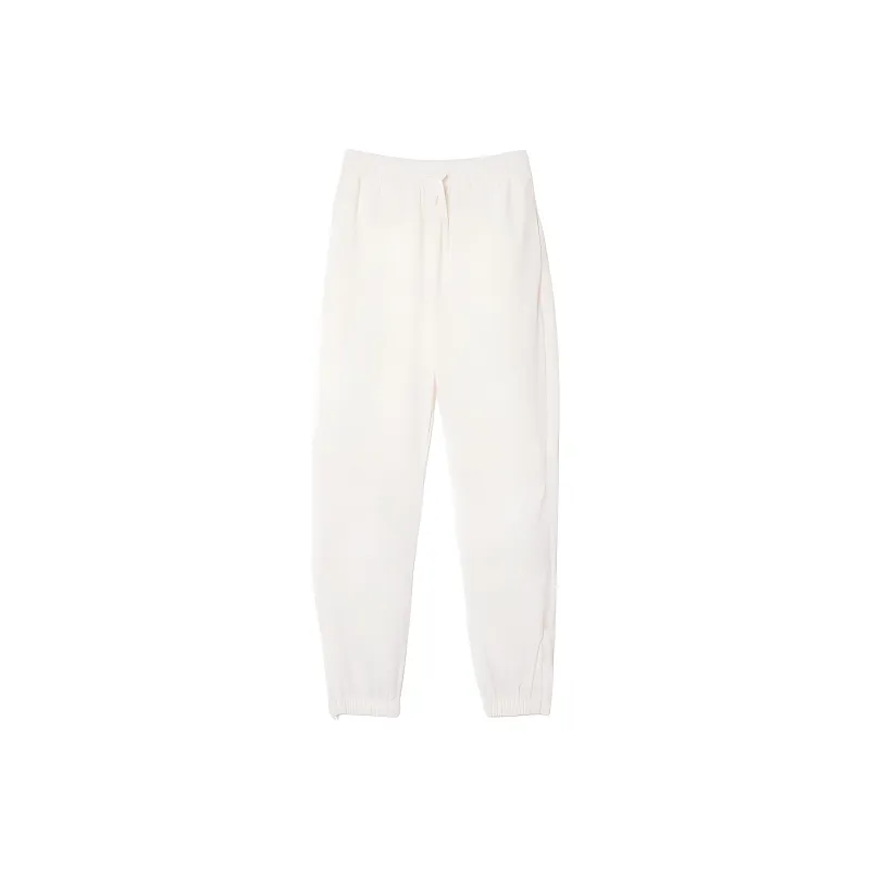 LACOSTE Knitted Sports Pants Women's White-0