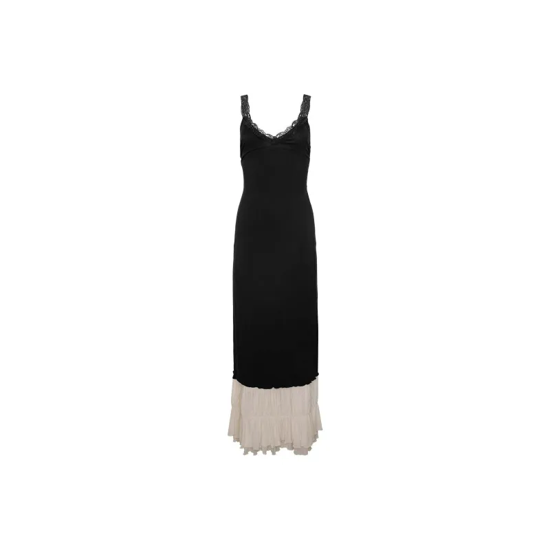 Tiger Mist KACIE DRESS Slip Dress Women's Black-0