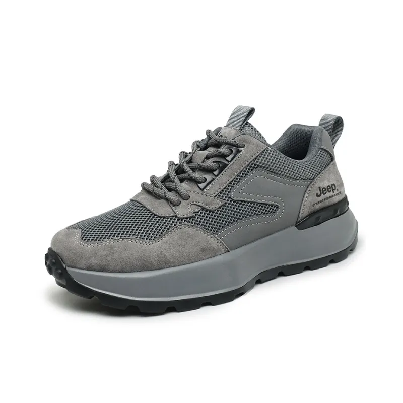 Jeep Casual Shoes Unisex Low Top Gray Blue/Ink Blue/Sand-6
