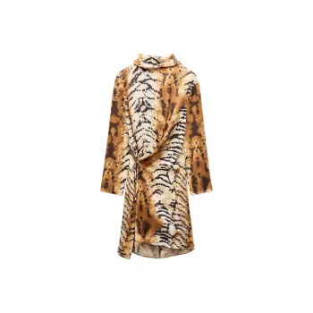 ZARA ZW Series Long Sleeved Dress Women's Multicolor