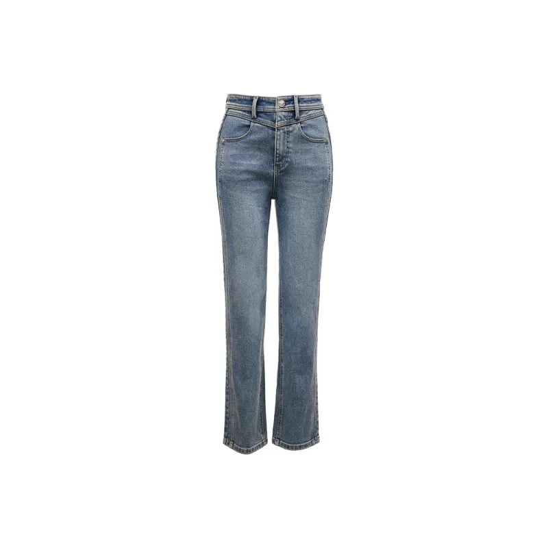 ONLY Straight Fit Ankle-Length Pants Jeans Women's-10