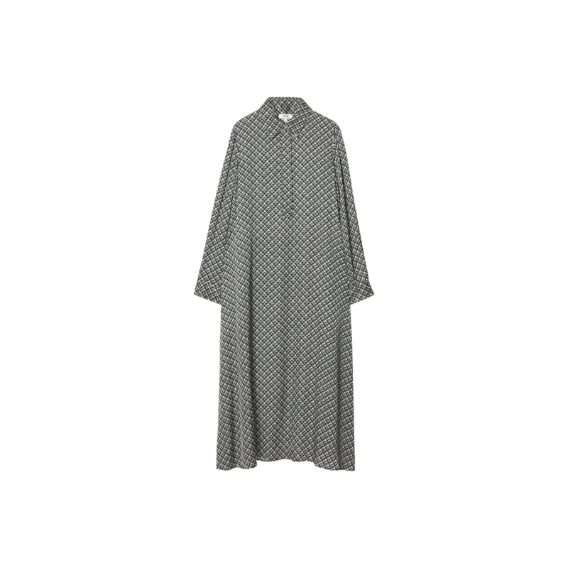 COS Long Sleeved Dresses Women's Dark Green-0