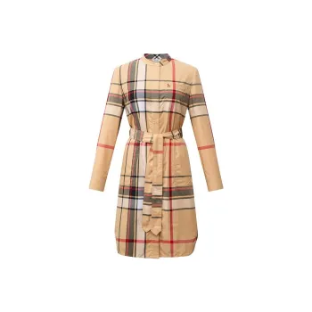 HAZZYS Long Sleeved Dresses Women's Beige