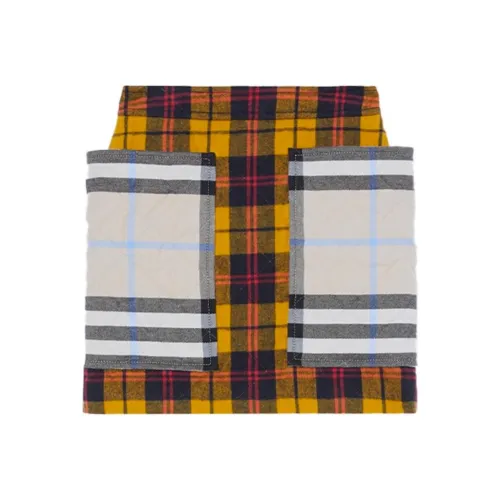 Burberry Casual Short Skirts Women's Yellow