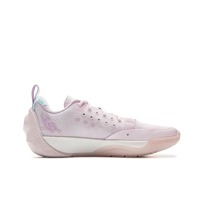 LiNing Full City 13 Cushioning, Slip Resistant, And Breathable Low Top Basketball Shoes Men's Plain Purple Pink-1