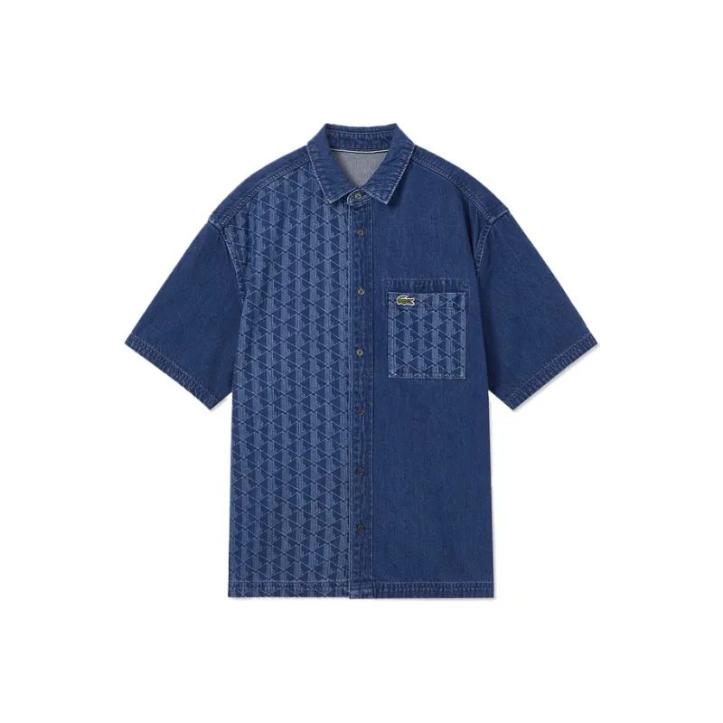 LACOSTE Shirts Men Dark Denim-0