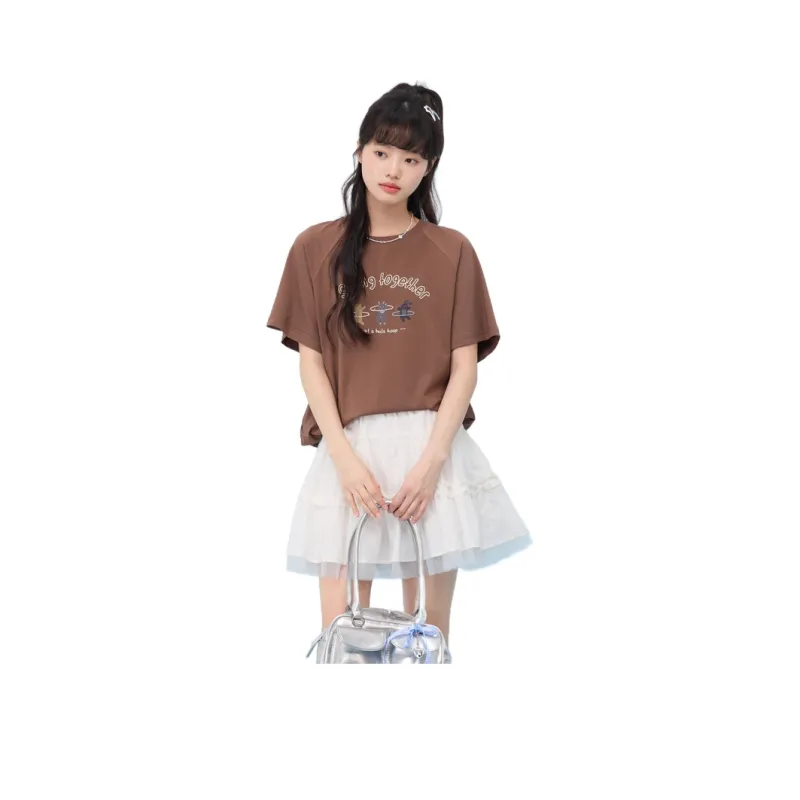 ZIHAN Raglan Sleeve T Shirt Women's-5