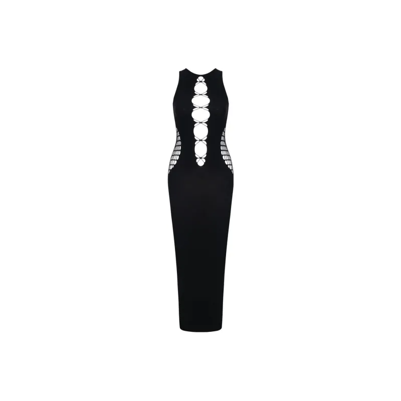 The Kript Sleeveless Dresses Women's Black-0