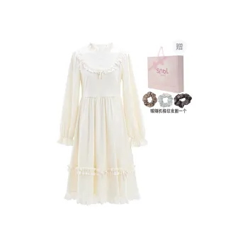SNBL Long Sleeved Dresses Women's White
