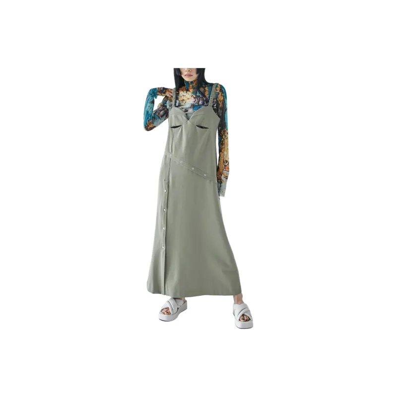 UNITED TOKYO Slip Dresses Women's Khaki-0