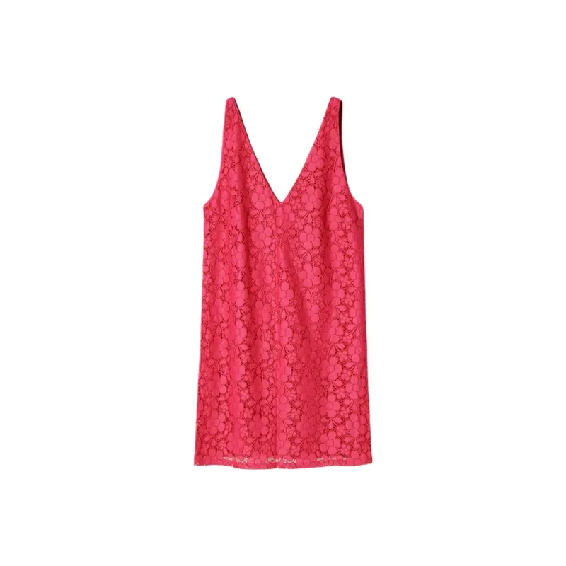 Desigual SS24 Sleeveless Dress Women's Red-0