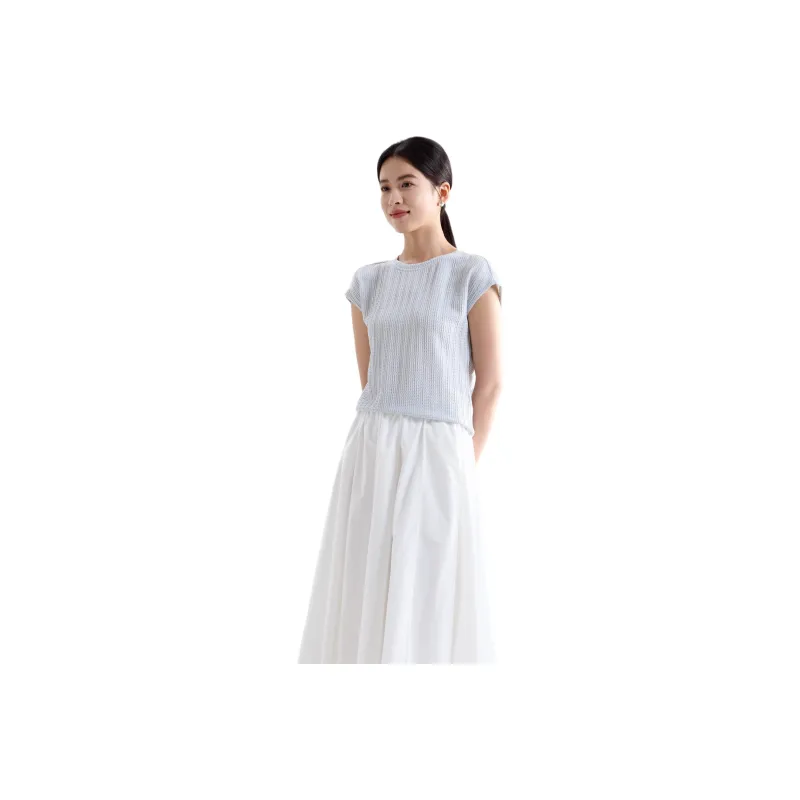 IHIMI Regular T Shirt Women's Light Blue-0