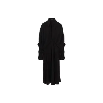 Balenciaga Creased effect Silk Dress