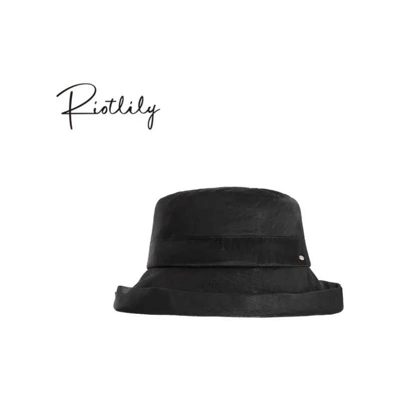 RiotLILY Mulberry Silk Bucket Hats Unisex-1