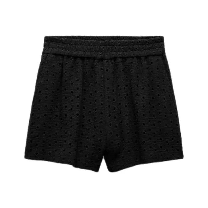 ZARA Casual Shorts Women's Black-0