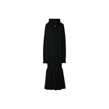 Burberry Long Sleeved Dress Women's Coal Gray