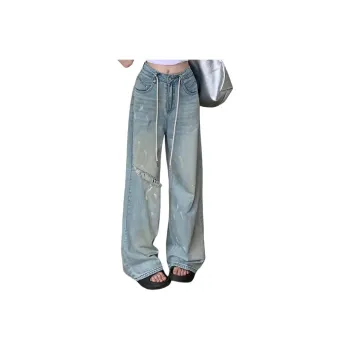 Ordifen Jeans Women's Light Blue