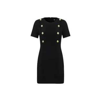 KARL LAGERFELD SS25 Short Sleeved Dresses Women's Black