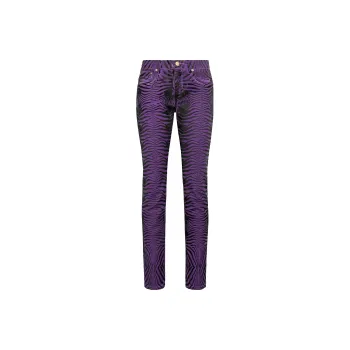 Roberto Cavalli Tiger stripes Skinny Trousers