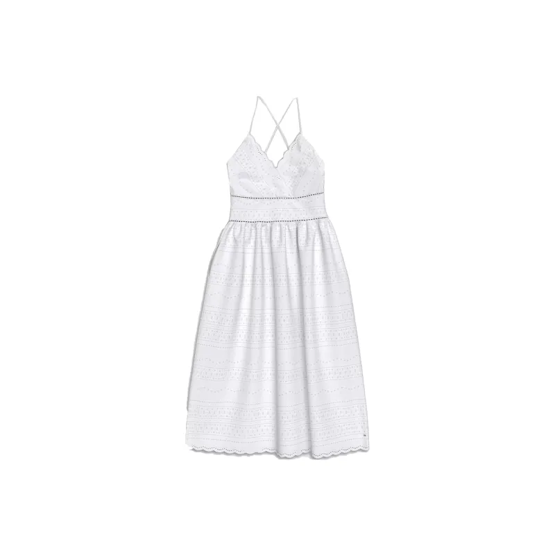 Tommy Hilfiger Sleeveless Dress Women's White-0