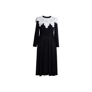 ROEYSHOUSE Long Sleeved Dresses Women's Black