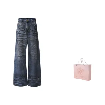 ZAZN Jeans Women's Dirty Blue Shopping Bag Included