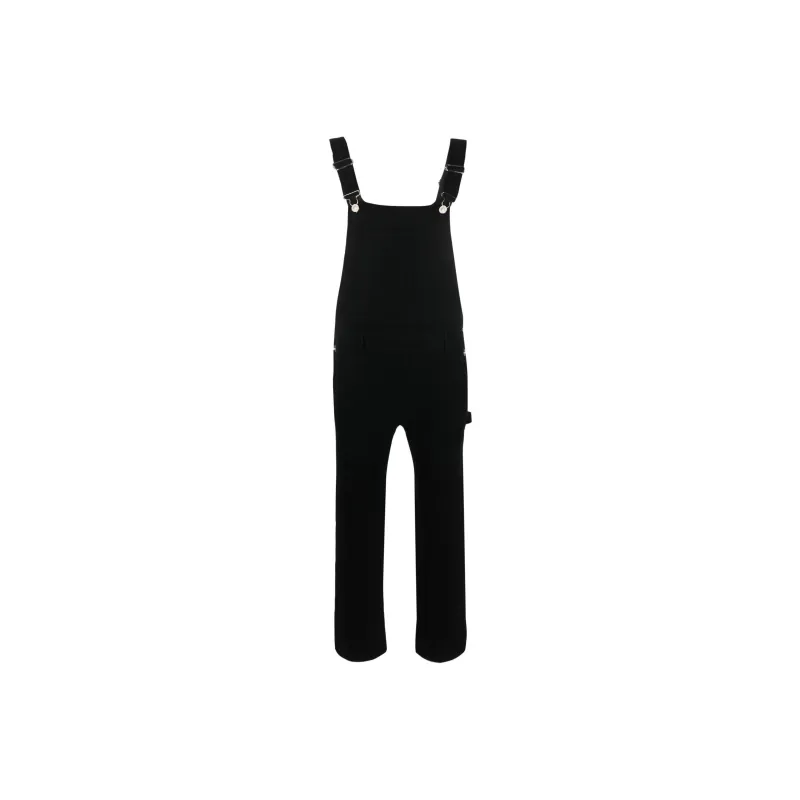 Barrie Cotton cashmere Denim Dungarees-0