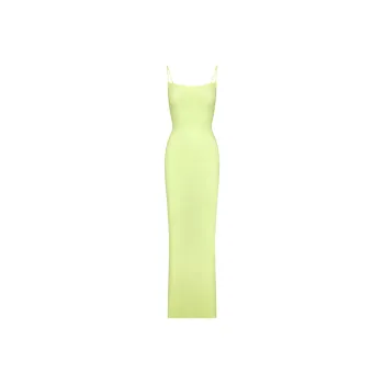 SKIMS SOFT LOUNGE LONG SLIP DRESS Slip Dresses Women's LEMONADE/Lemon