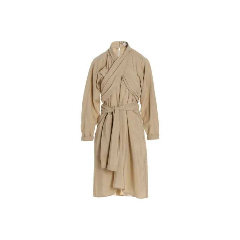 Lemaire Long-Sleeved Dresses Women's Coffee-0