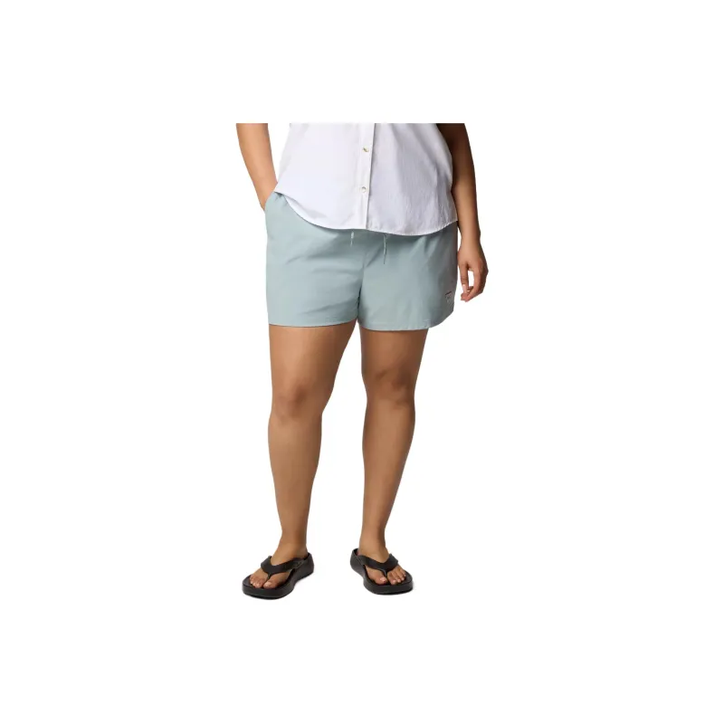 Columbia PFG Rugged Water Casual Shorts Women's Fragmented Blue-0