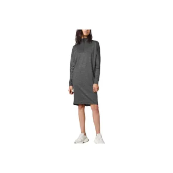 Lululemon Long-Sleeved Dresses Women's Black Gray Color