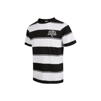PUMA Basic T Shirt Men's Black/White