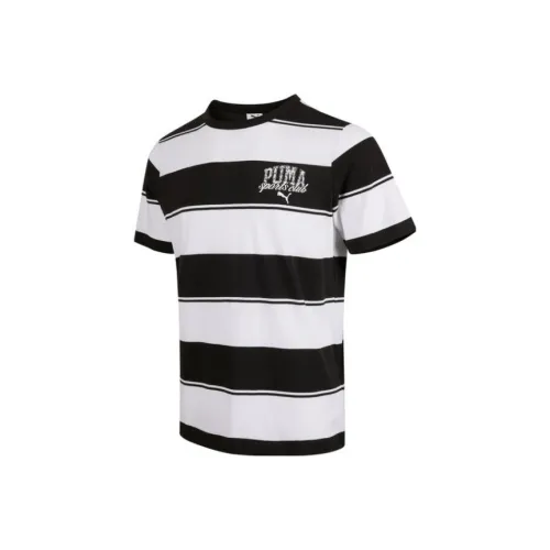PUMA Basic T Shirt Men's Black/White