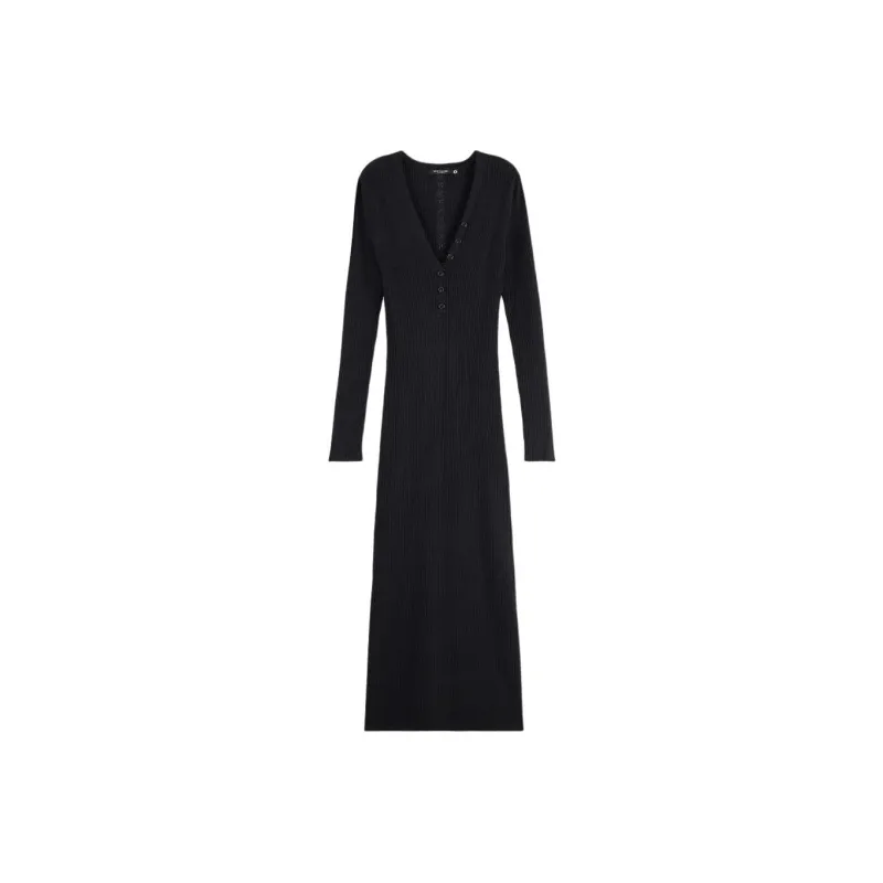 Scotch&Soda FW24 Long-Sleeved Dresses Women's Night Sky-0