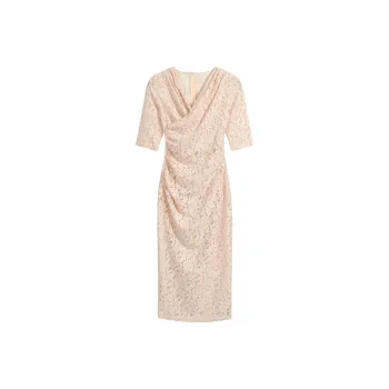 ARIADNAW STUDIO Long Sleeved Dresses Women's Apricot