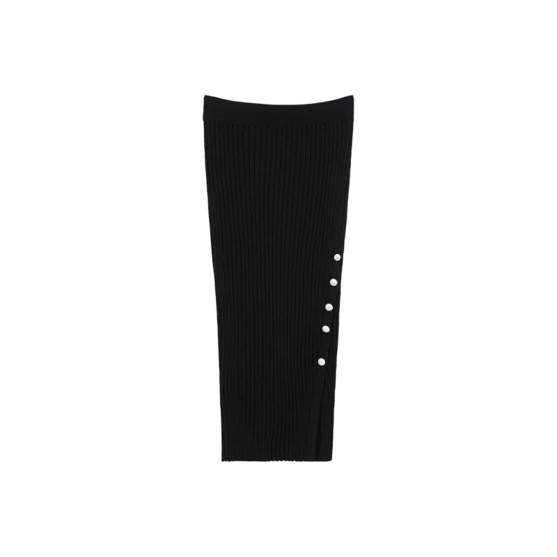 Bebe Knit Long Skirts Women's-1