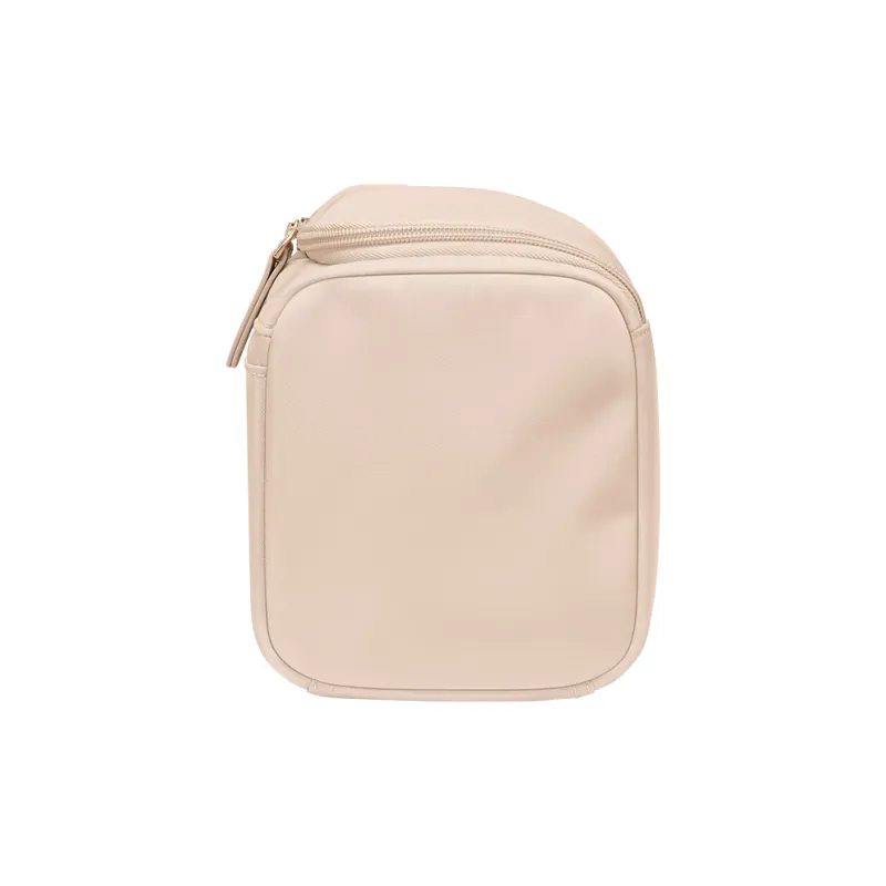 GOLF Water Repellent Fabric Makeup Bag Women's Elegant Black/Oat-5