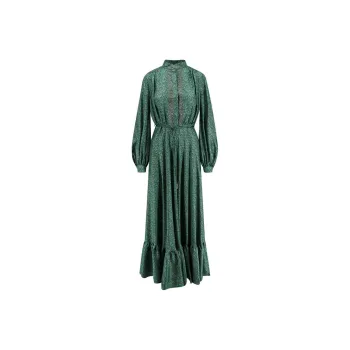 MaxMara Printed Pleated Dress