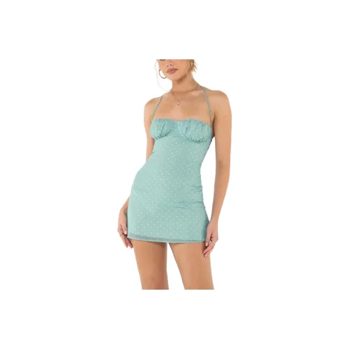 PRINCESS POLLY ACER MINI DRESS Slip Dresses Women's BLUE/Blue