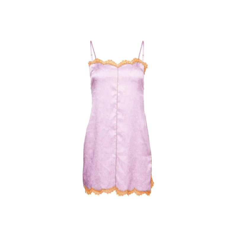Fleur Du Mal Acid wash Mini Slip Dress-0