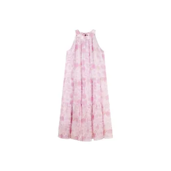 HDFULERN Sleeveless Dress Women's Pink