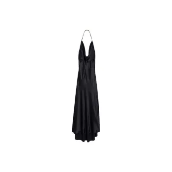 CELINE Open Back Halterneck Dress