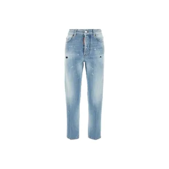 DSQUARED 2 Bleached wash Cropped Jeans