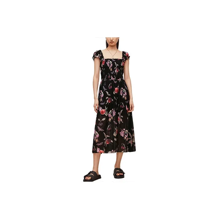 ALLSAINTS Short-Sleeved Dresses Women's Black-0