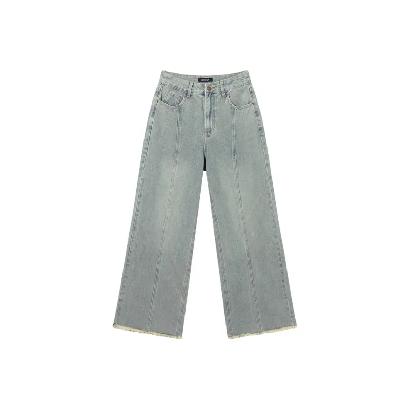 MEETLADY Jeans Women's Blue-0